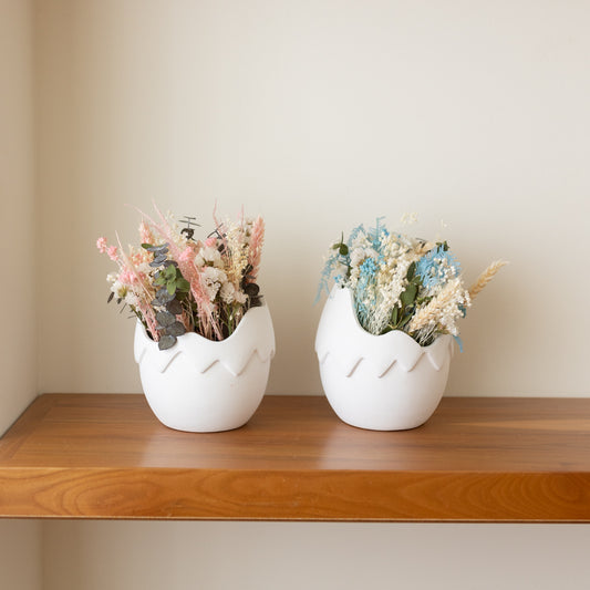 Huevo con Flores